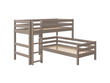 Bunk Bed 143 cm with Ladder and Safety Rail