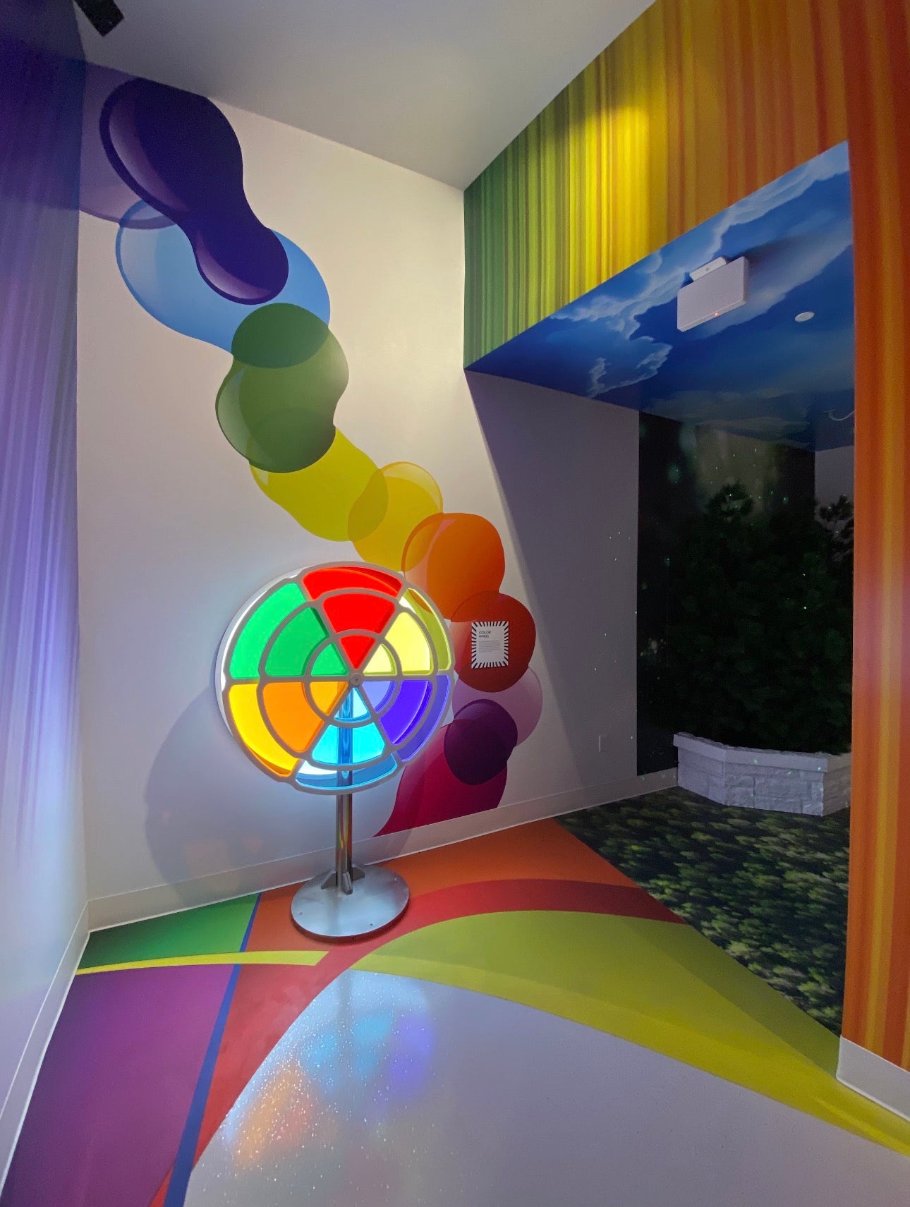 ChromaWheel Interactive Color Mixing Sensory Wall