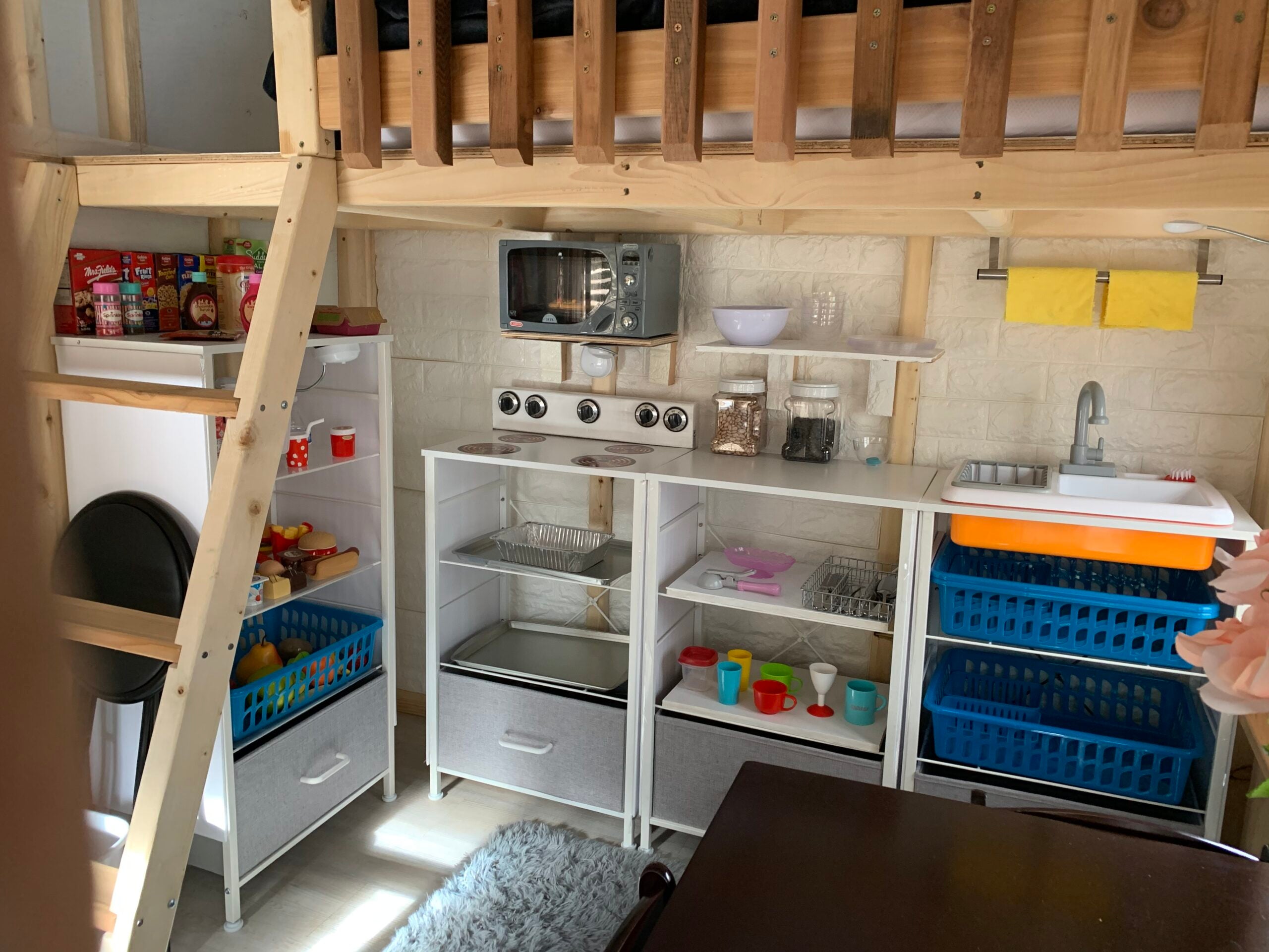 Little Alexandra Wooden Playhouse with Loft & Covered Porch