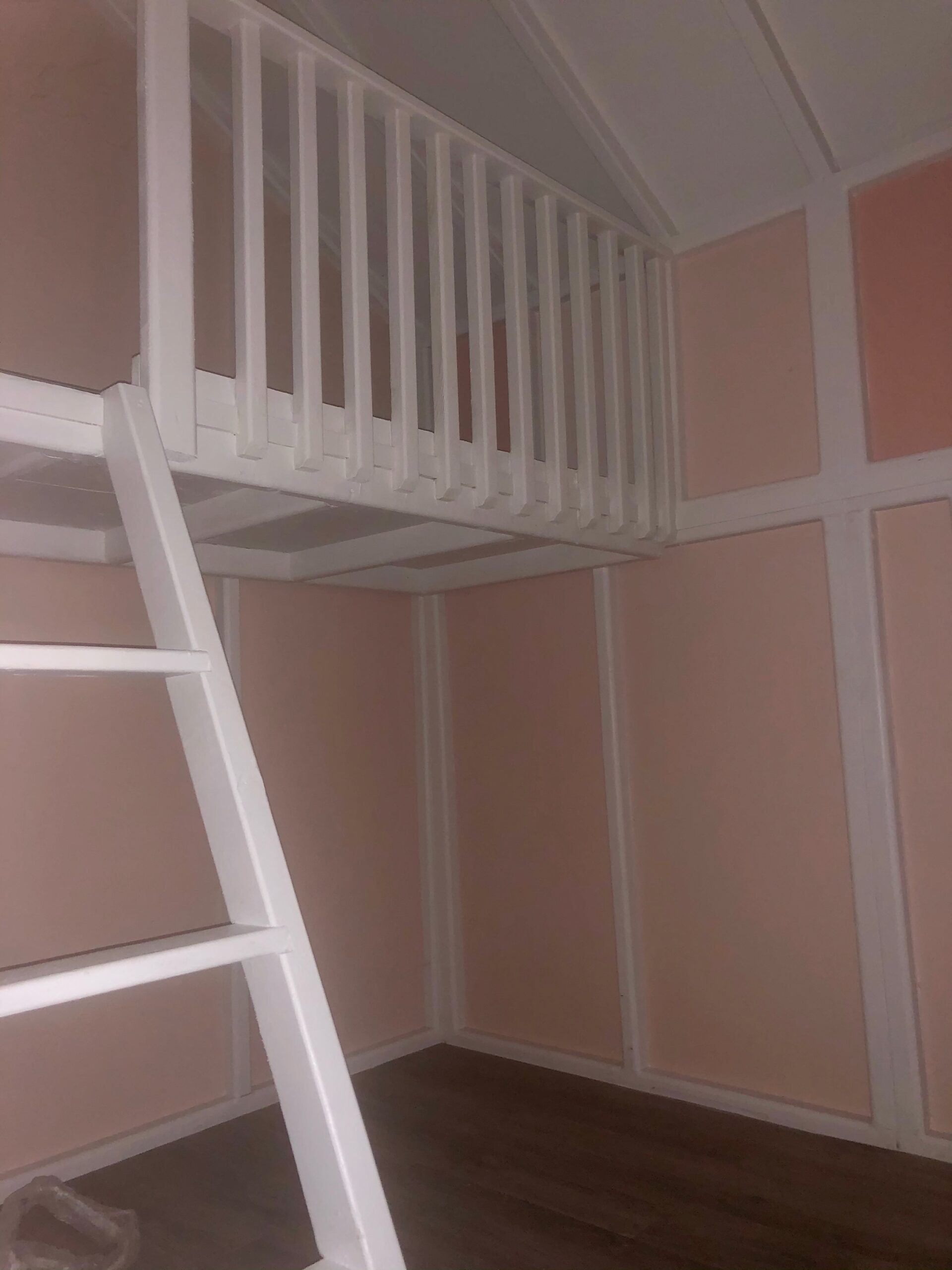 Little Alexandra Wooden Playhouse with Loft & Covered Porch