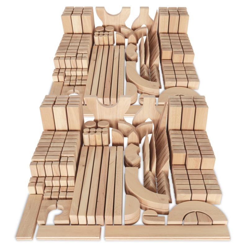 Whitney Brothers – 340 Piece Half Unit Block Set – Wooden Unit Block Set