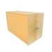 Wooden cabinets folded with a latch on a white background