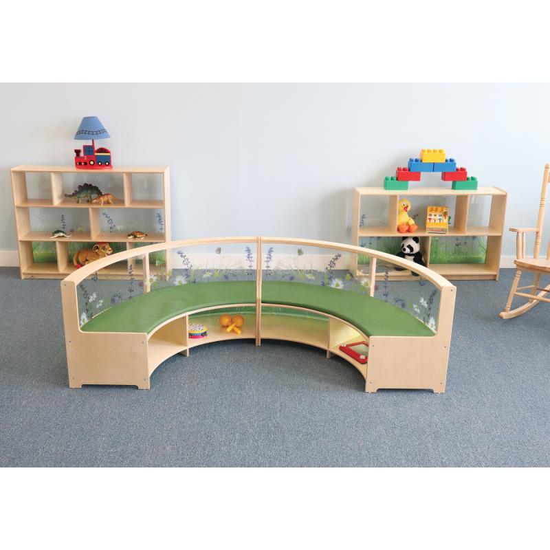 Whitney Brothers – Nature View™ Curve Out Sofa – Children's Curved Sofa