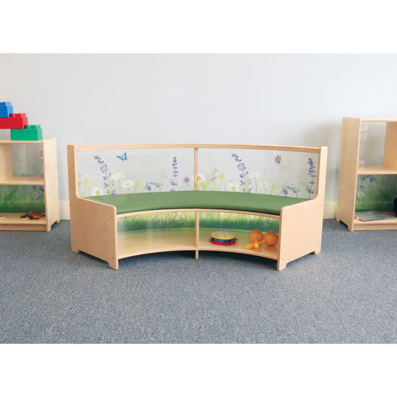 Whitney Brothers – Nature View™ Curve Out Sofa – Children's Curved Sofa